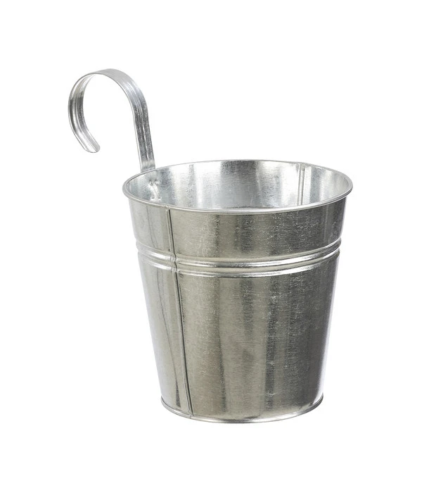 Zinktopf Mit Bügelhalter, Rund