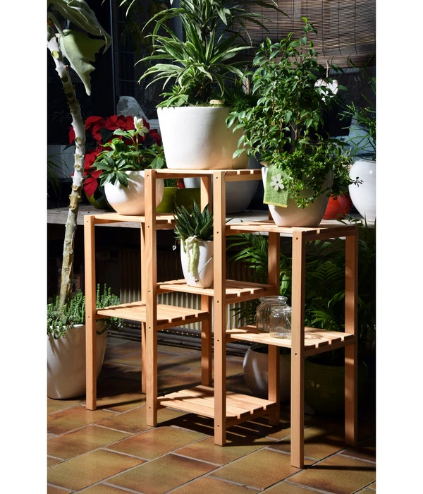 Dobar Blumenregal 7-flächig, 31 X 97 X 87 Cm, Natur – Bild 2