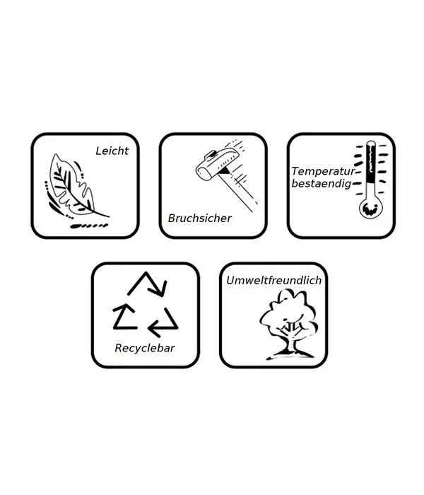 Farmet Kunststoff-Pflanzkübel Atlantis, Ca. B39/H39/T39 Cm – Bild 4