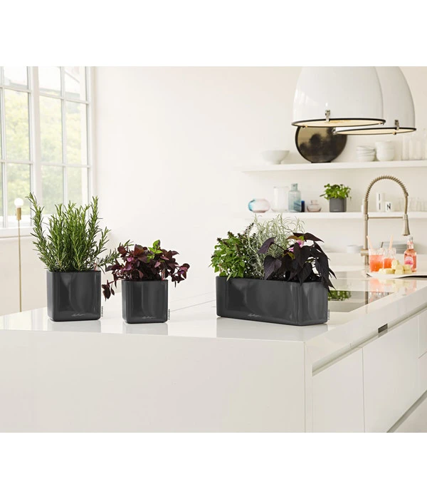 LECHUZA® CUBE Glossy, All-in-One Set – Bild 7