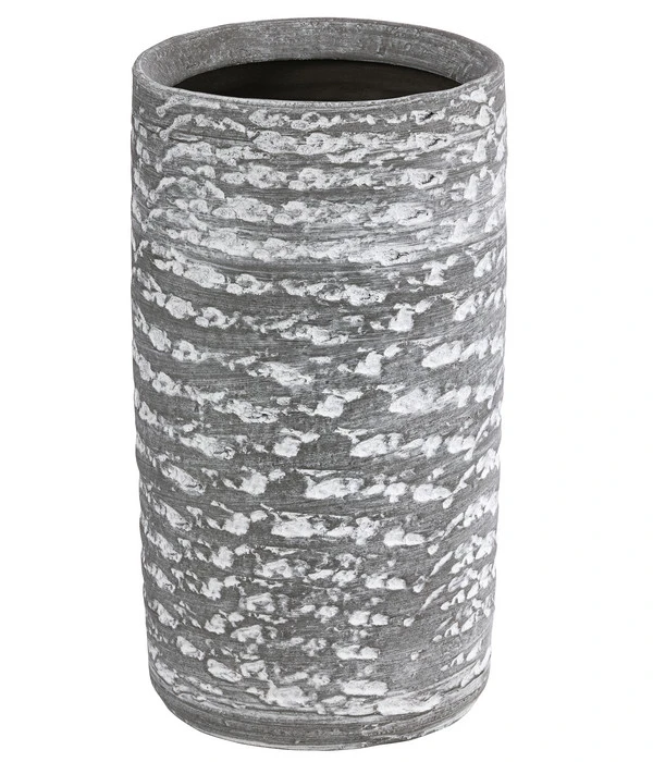 Dehner Keramik-Vase Toni, Rund, Grau