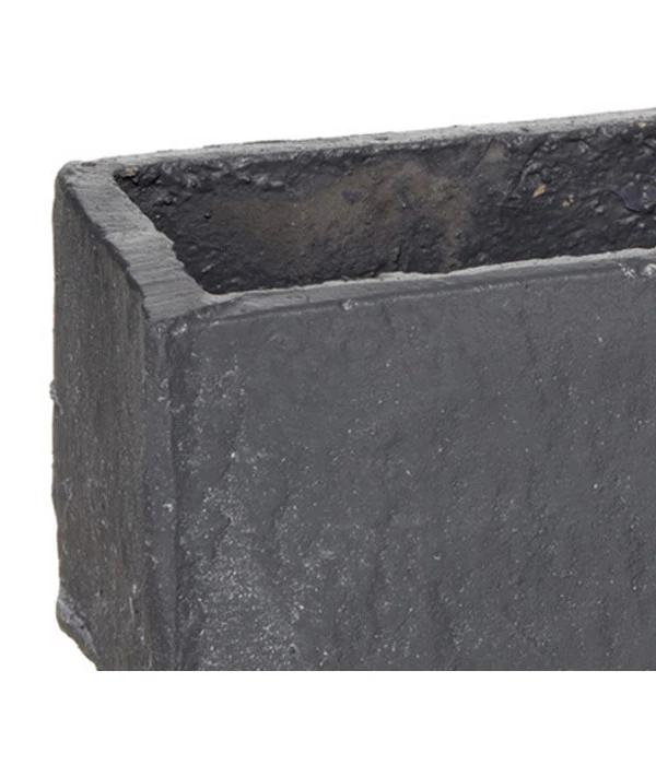 Dehner Zement-Jardiniere Slate, Rechteckig, Grau – Bild 6