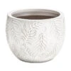 Dehner Keramik-Topf Leaf